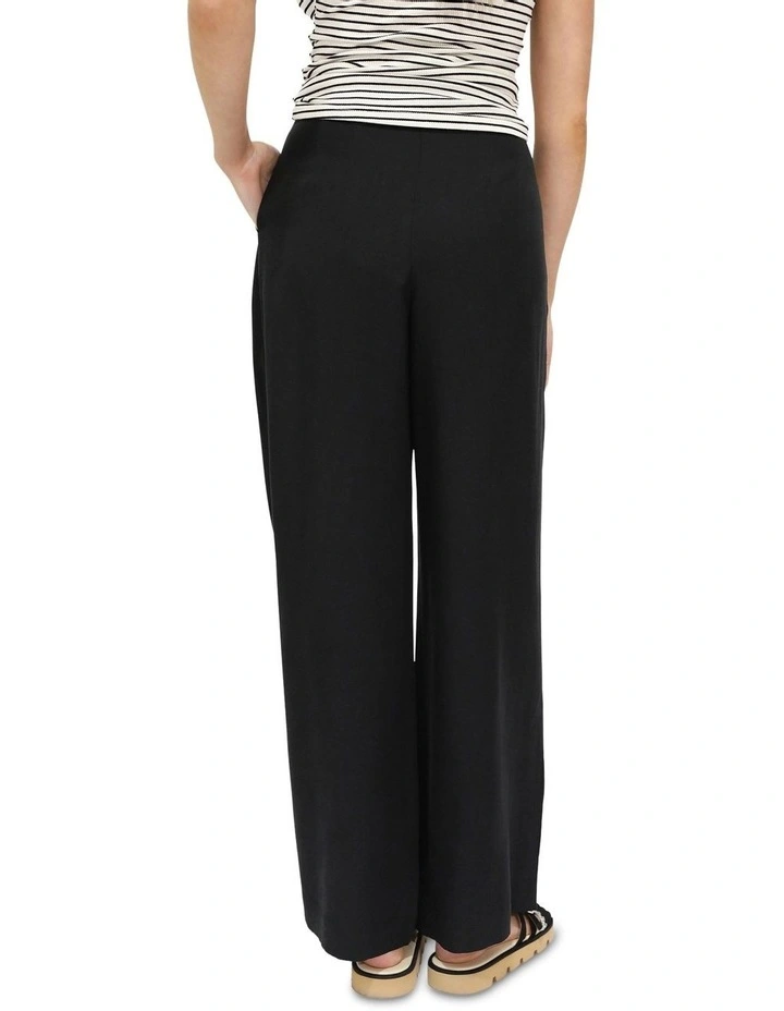 Delilah Wide Leg Pant in Black image 3