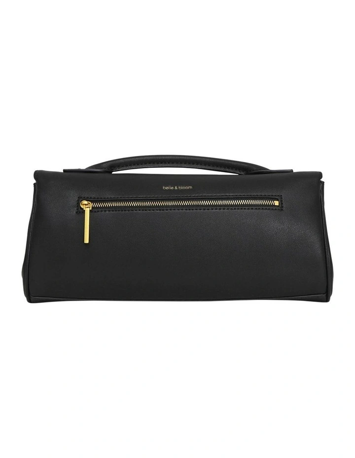 Love Boat Leather Clutch Bag in Black image 5