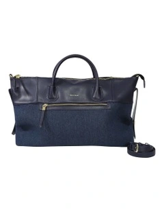 Wild Heart Weekender Bag in Denim
