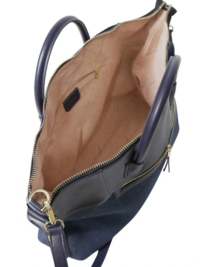 Wild Heart Weekender Bag in Denim image 5