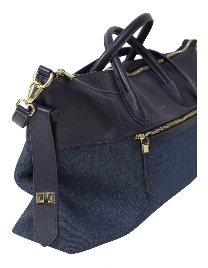 Wild Heart Weekender Bag in Denim image 6
