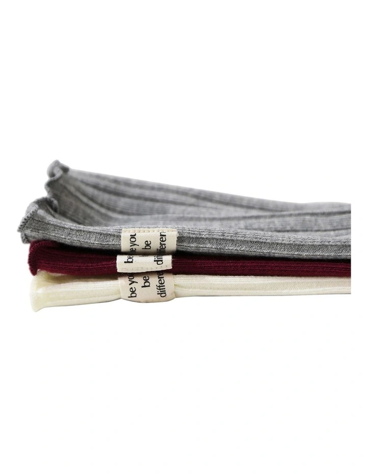 Beloved Socks 3 Pack in Mixed image 3