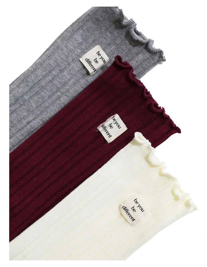 Beloved Socks 3 Pack in Mixed image 4