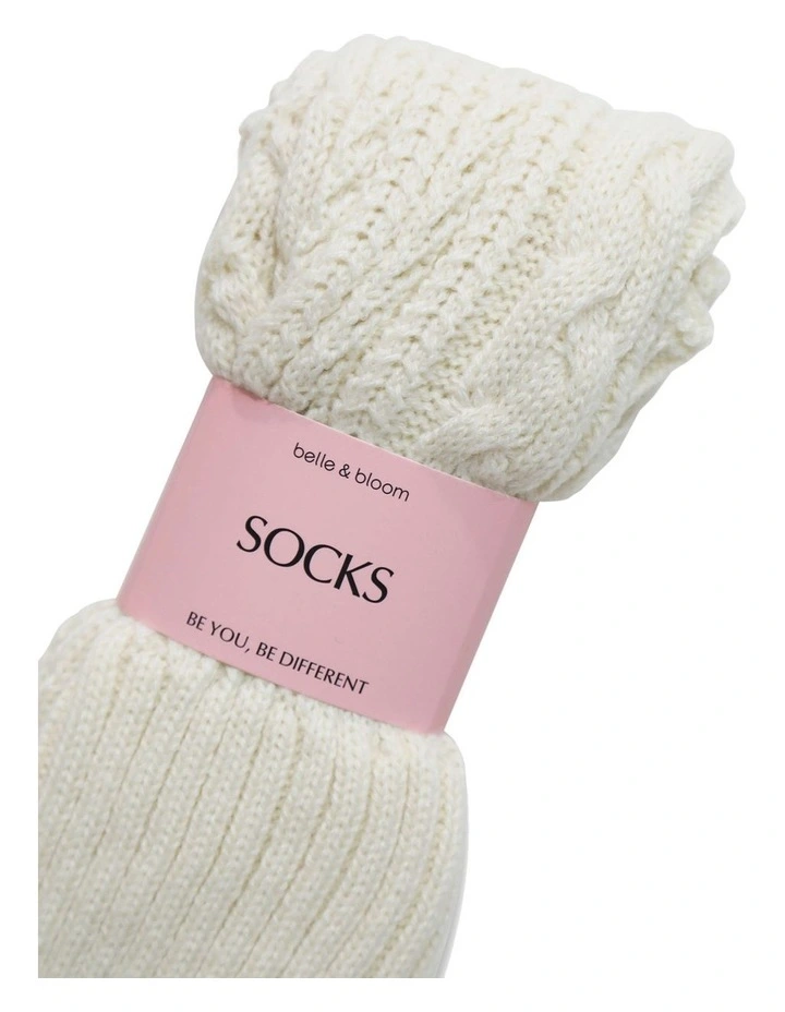 City Cool Leg Warmers in Natural image 2