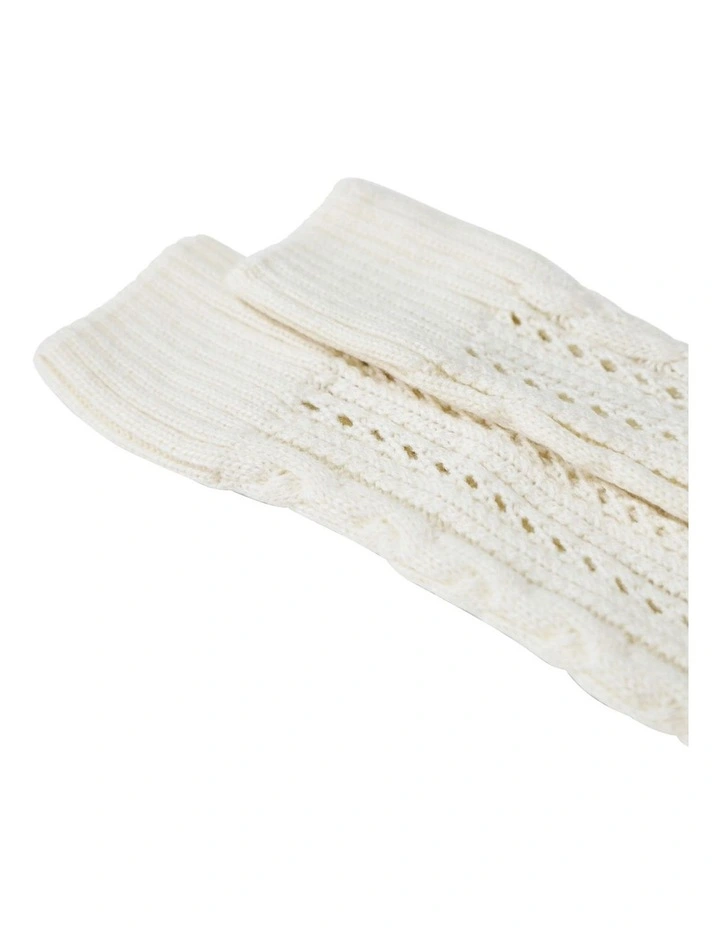 City Cool Leg Warmers in Natural image 3