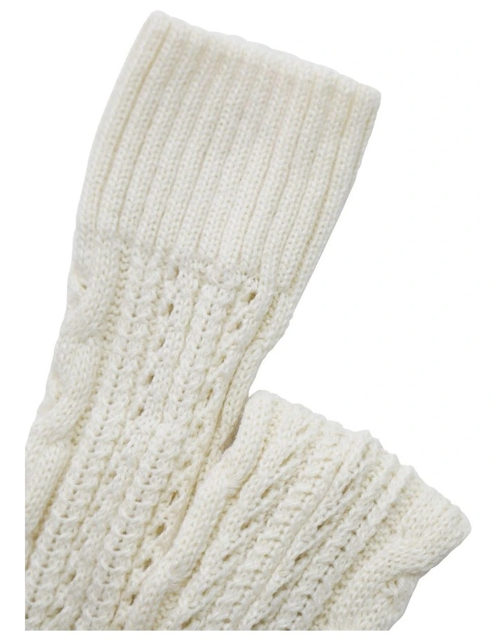 City Cool Leg Warmers in Natural image 4