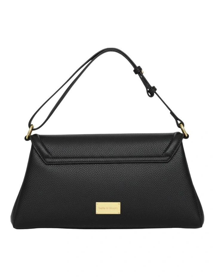 Calista PU Bag With Adjustable Strap in Black image 4