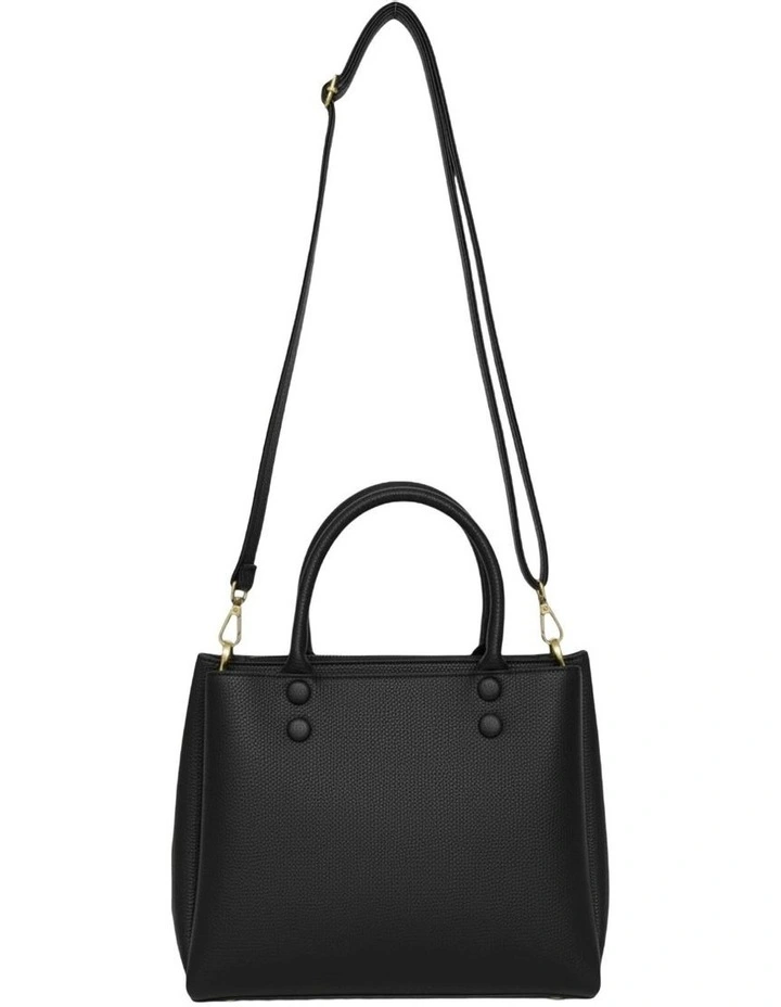 Vivi Luna PU Bag in Black image 3
