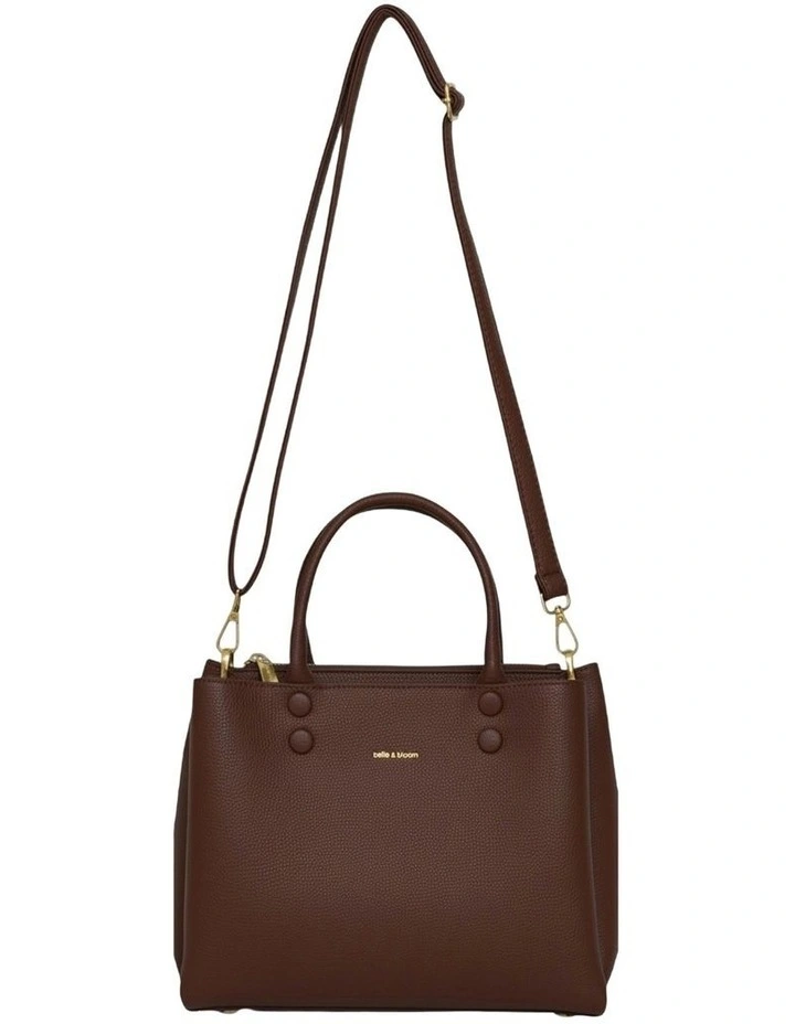 Vivi Luna PU Bag in Chocolate image 1