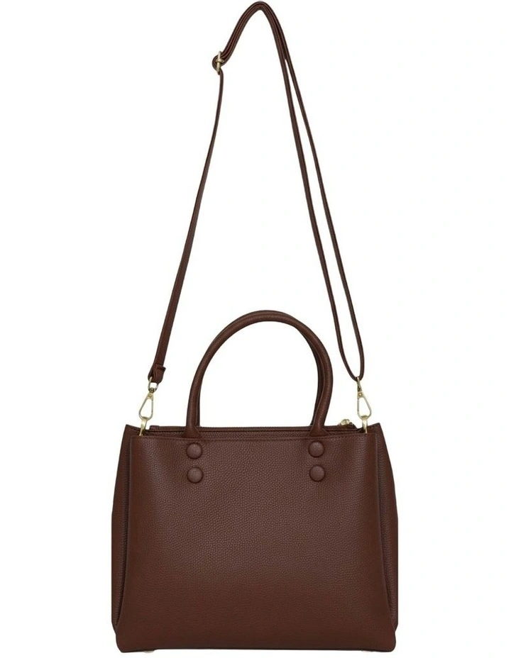 Vivi Luna PU Bag in Chocolate image 2