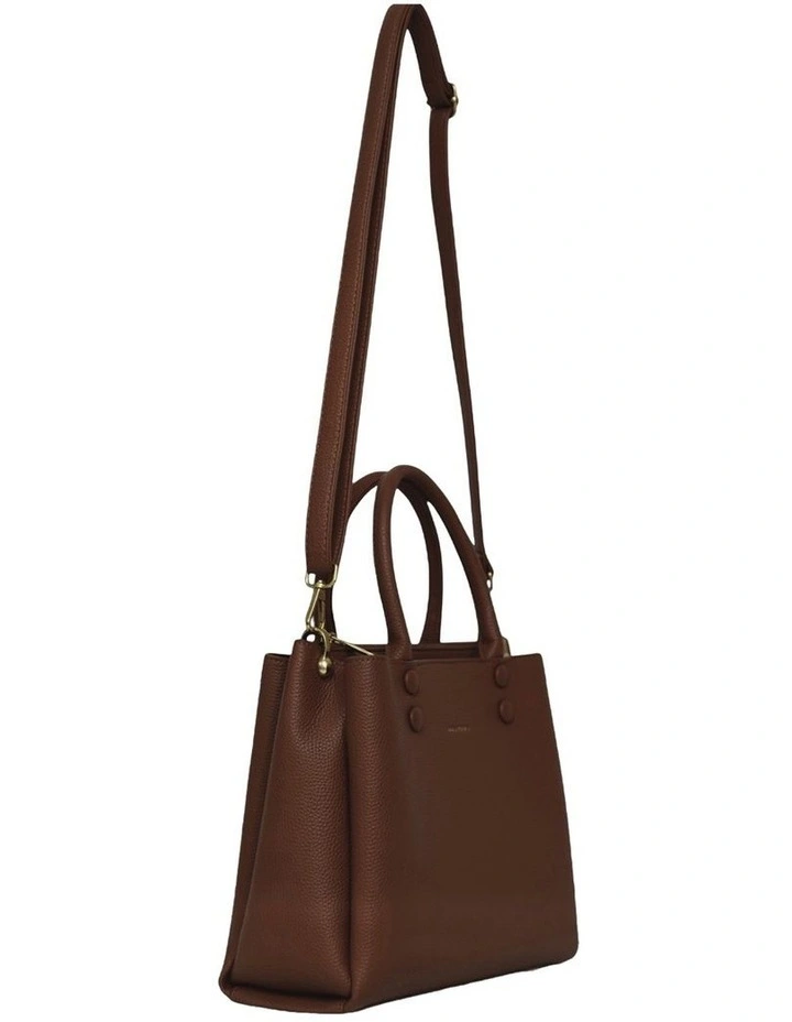 Vivi Luna PU Bag in Chocolate image 3