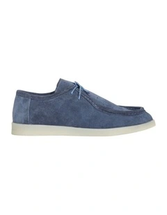 Heatwave Suede Boat Shoes in Blue