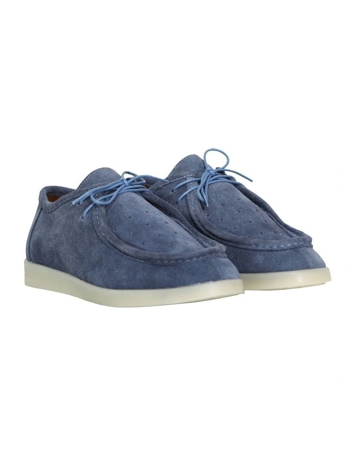 Heatwave Suede Boat Shoes in Blue image 2