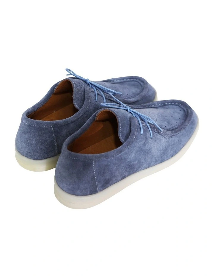 Heatwave Suede Boat Shoes in Blue image 4