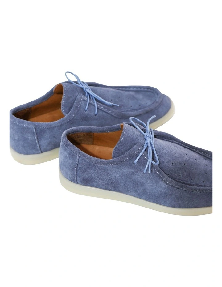 Heatwave Suede Boat Shoes in Blue image 5