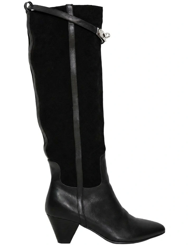 Wild Thing Knee High Boot in Black image 2