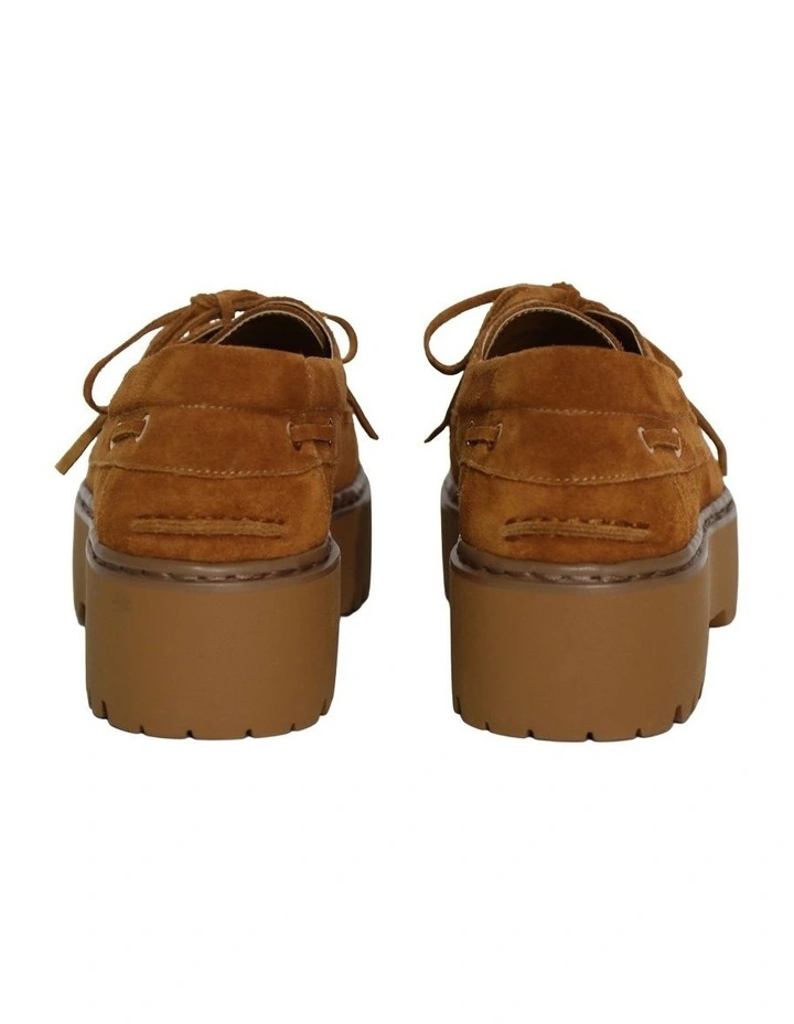 Yachting Day Suede Boat Shoe in Caramel image 6