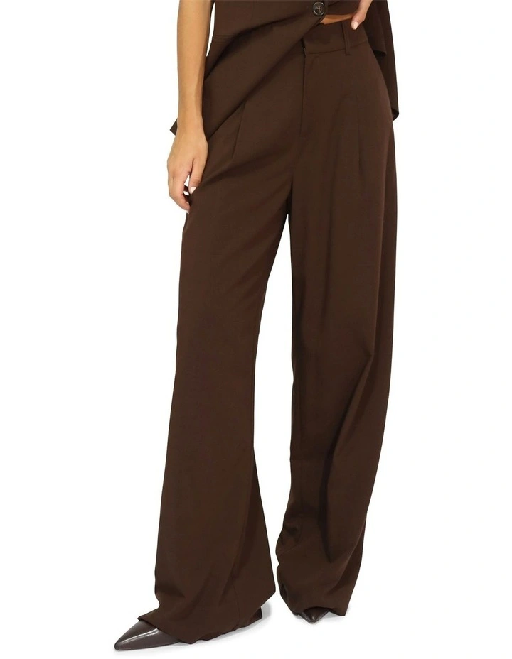 Ready for Your Love Wide Leg Pant in Chocolate image 2