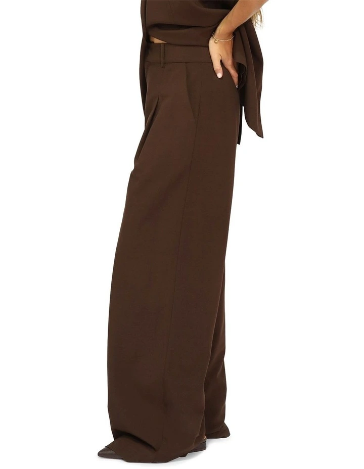 Ready for Your Love Wide Leg Pant in Chocolate image 3