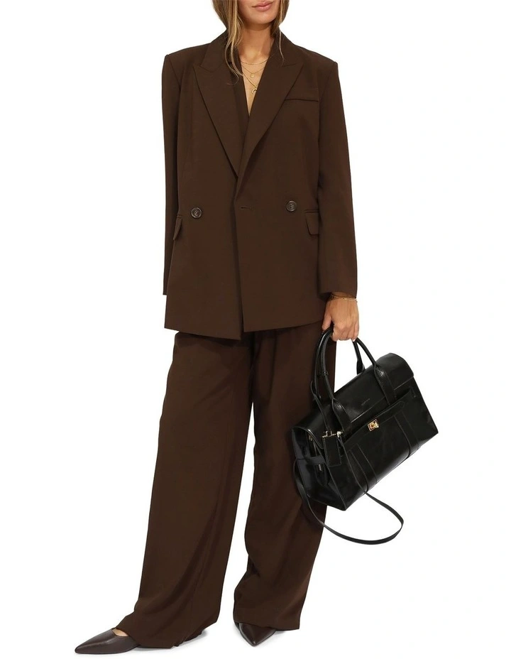 Ready for Your Love Wide Leg Pant in Chocolate image 6