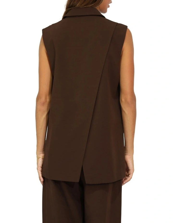 Make it Mine Vest in Chocolate image 4