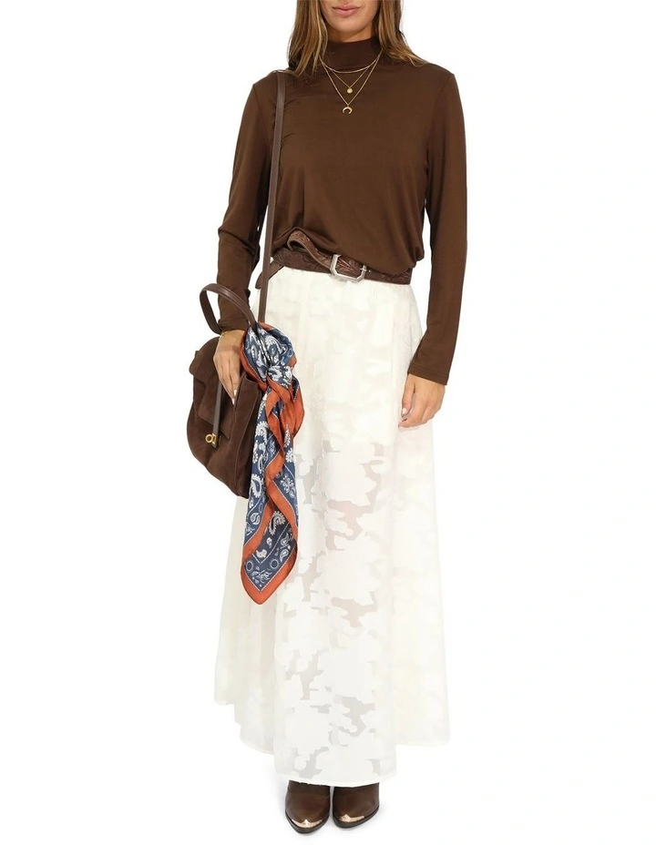 Easy Love Long Sleeve Top in Chocolate image 5