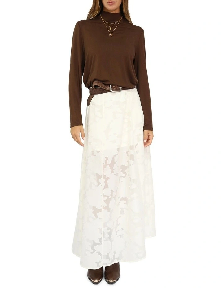 Easy Love Long Sleeve Top in Chocolate image 6