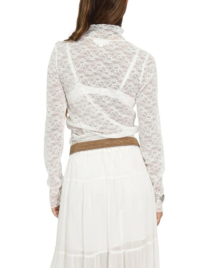 Fairy Lace Top in Cream image 4