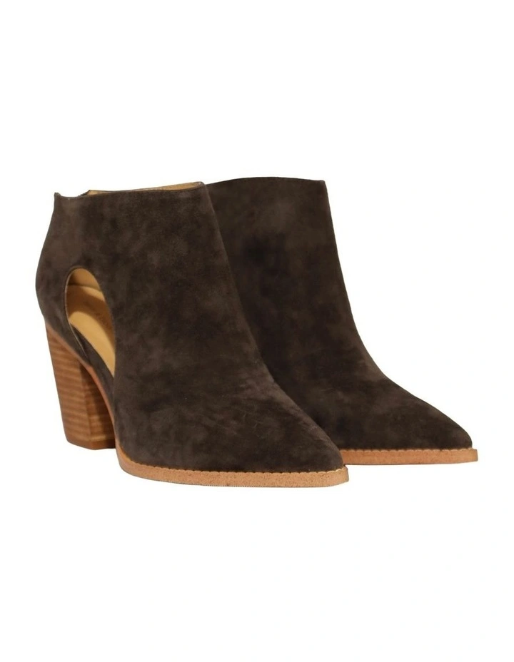 Midnight Special Suede Ankle Boot in Chocolate image 2