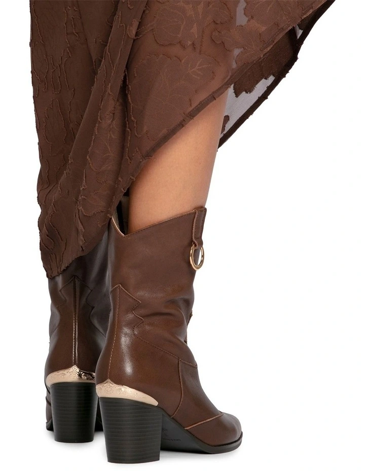 Dallas Western Boot in Chocolate image 5