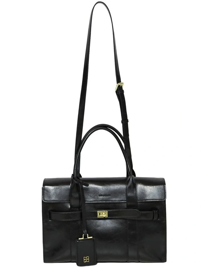 So What Tote Bag in Black image 3