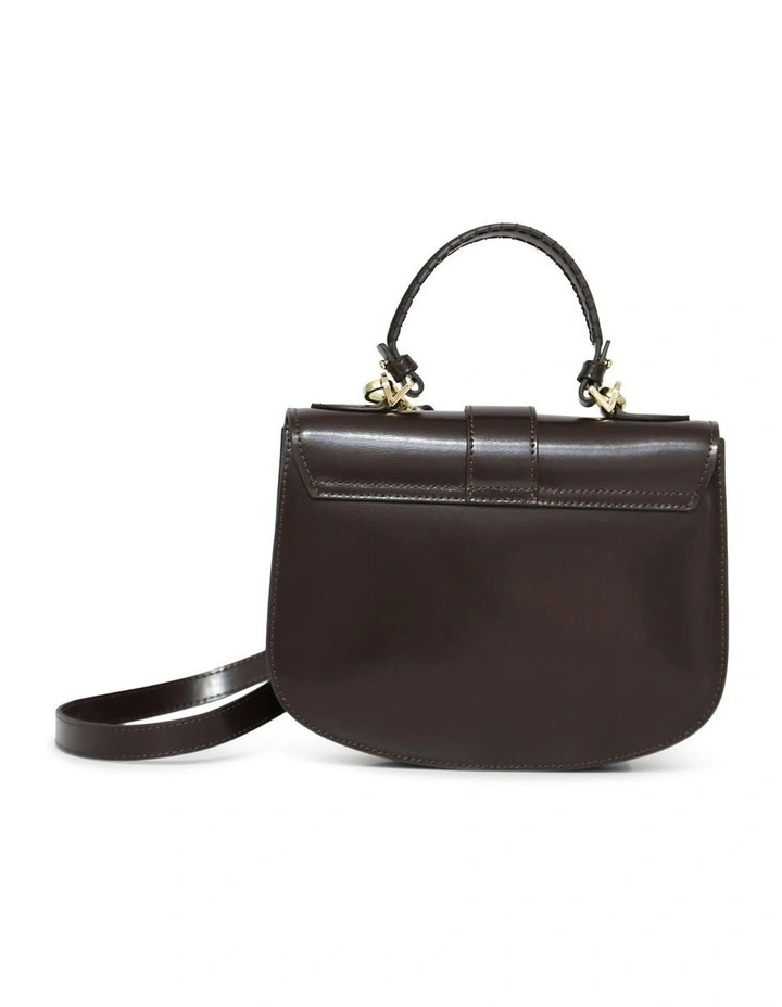 Shy Boy Top Handle Folio Bag in Chocolate image 4