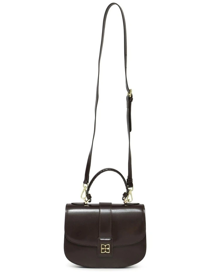 Shy Boy Top Handle Folio Bag in Chocolate image 6