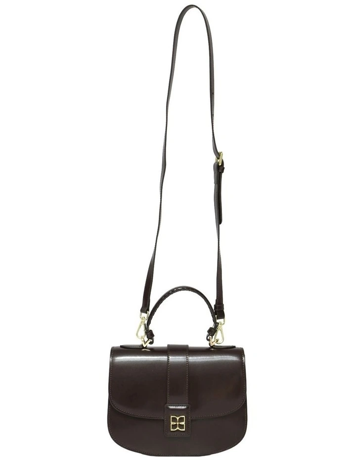 Shy Boy Top Handle Folio Bag in Chocolate image 6