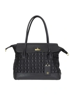 Just Add Sugar Quilted Bag in Black