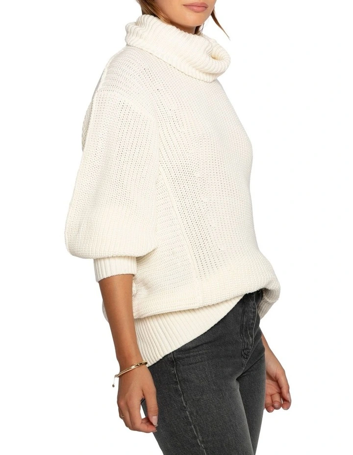 Good Feels Oversized Sweater in Cream image 3