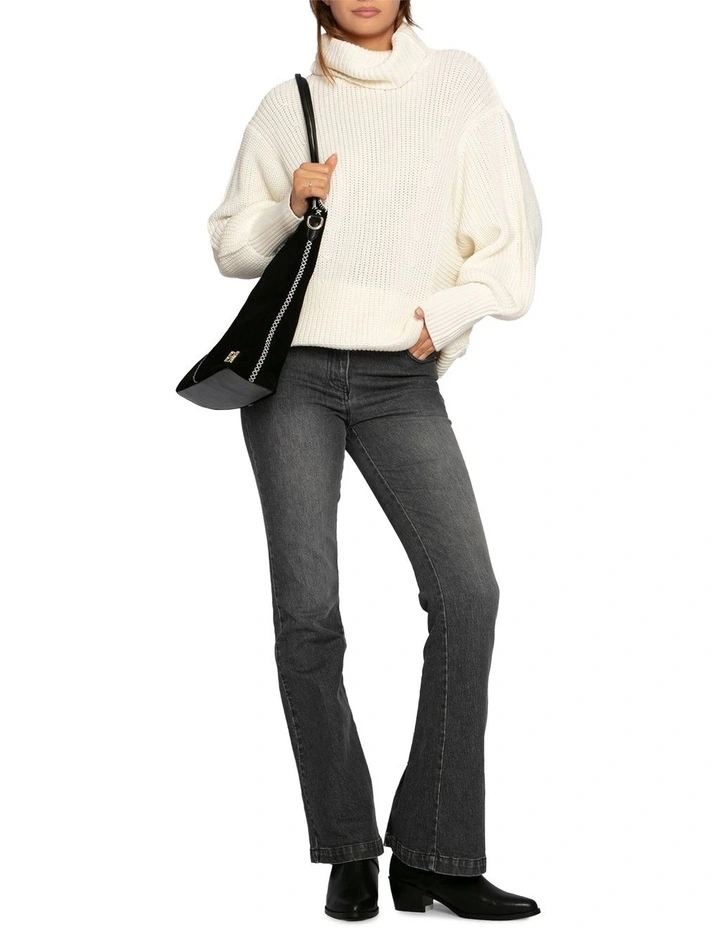 Good Feels Oversized Sweater in Cream image 5