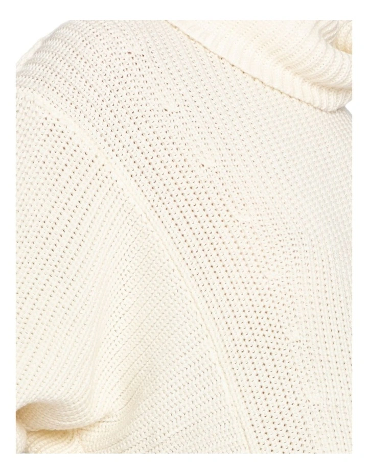 Good Feels Oversized Sweater in Cream image 6