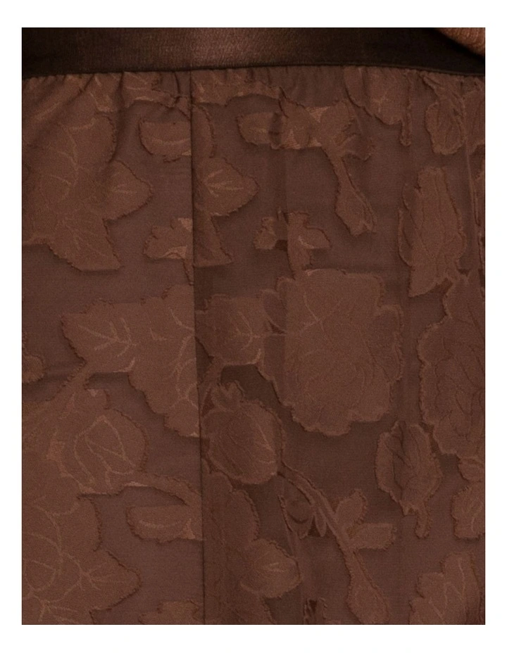 Play It Cool Coupe Maxi Skirt in Chocolate image 6