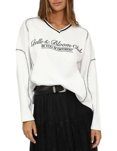 Cool Shot Oversized T-shirt in White