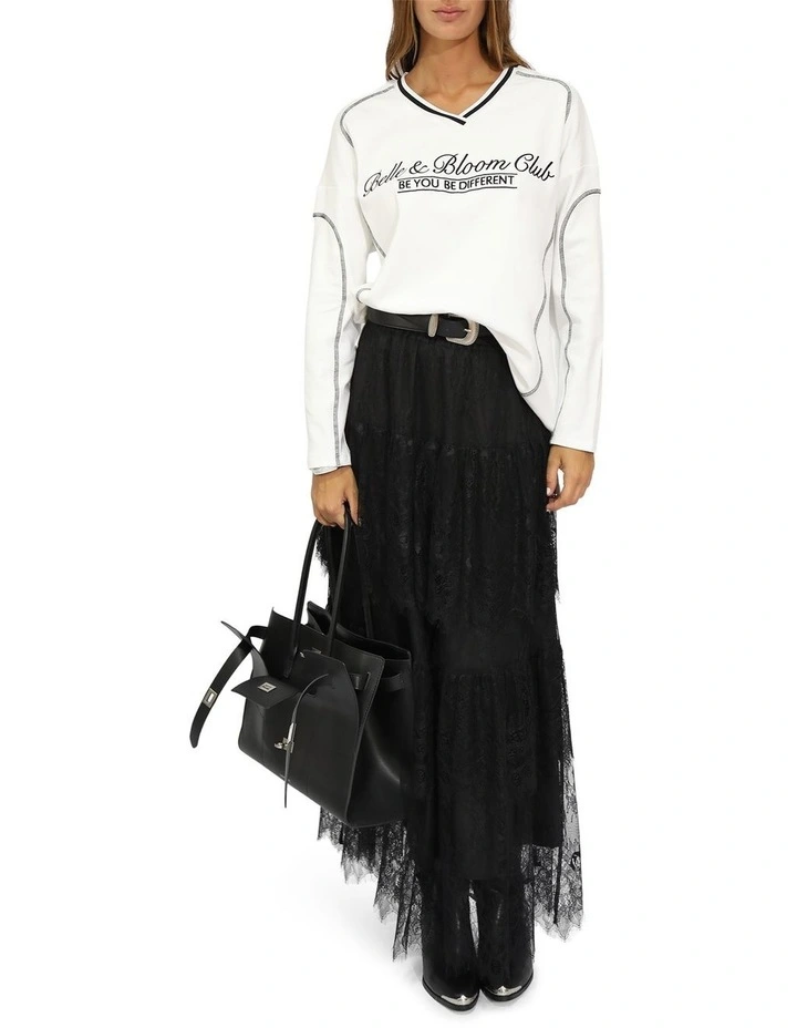 Cool Shot Oversized T-shirt in White image 5