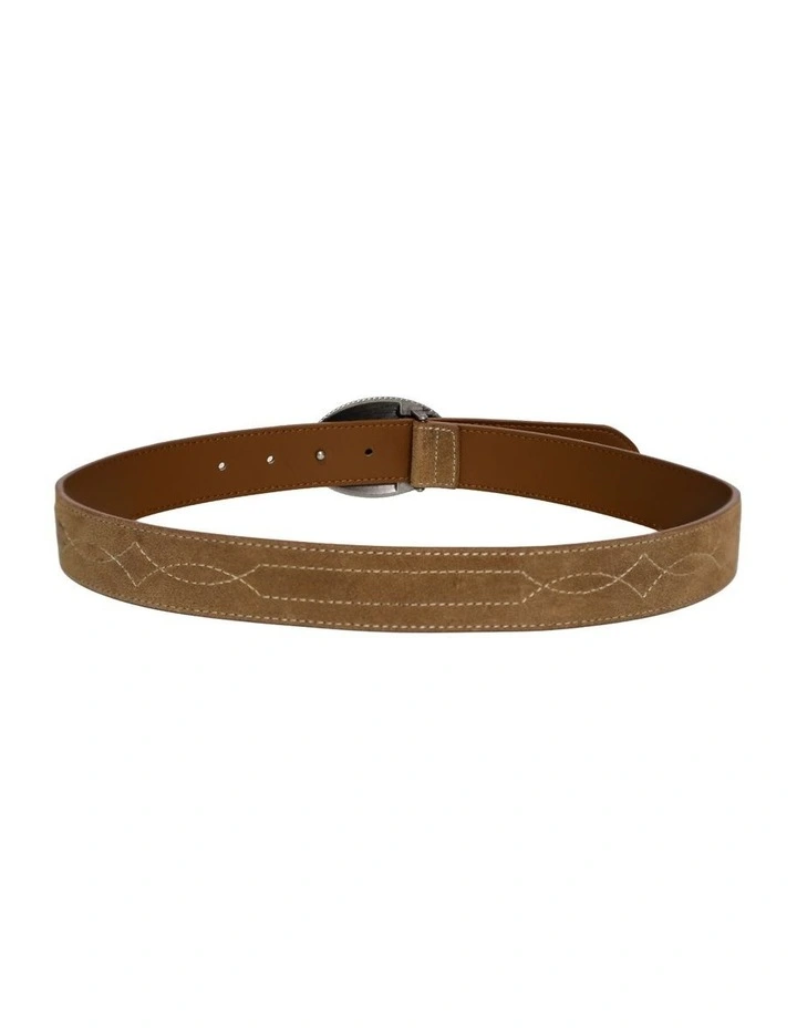 Melrose Western Belt in Tan image 3