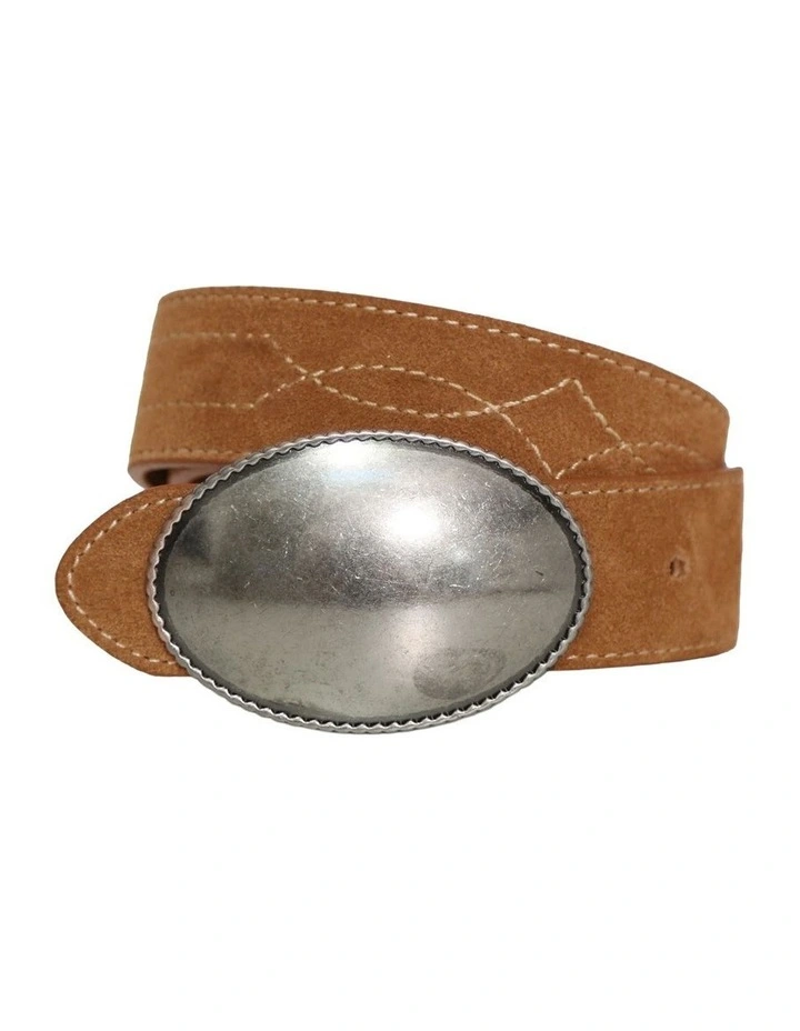 Melrose Western Belt in Tan image 4