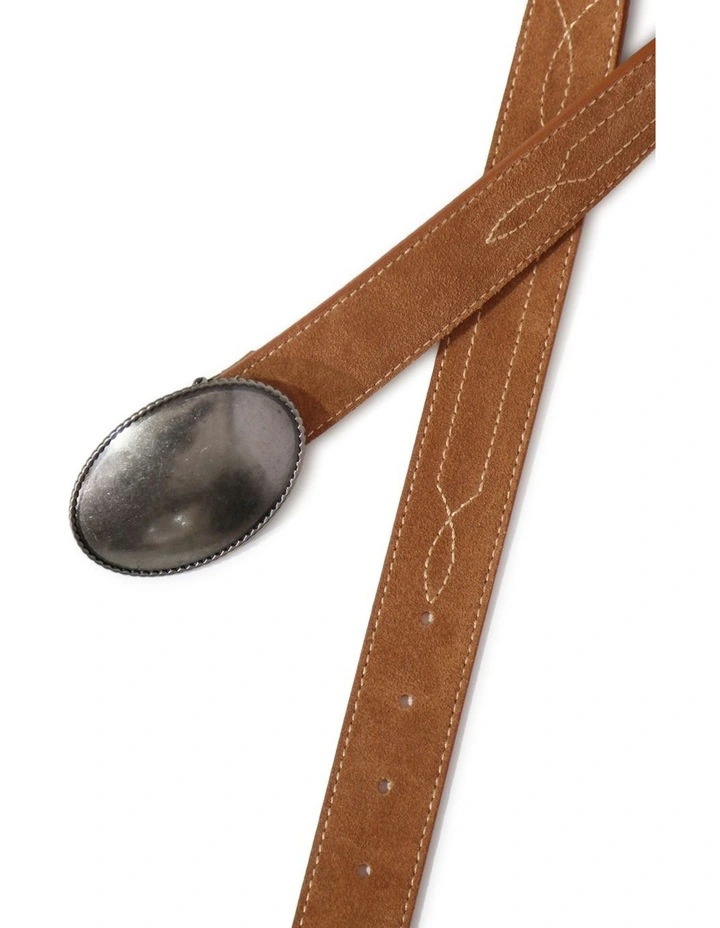 Melrose Western Belt in Tan image 5