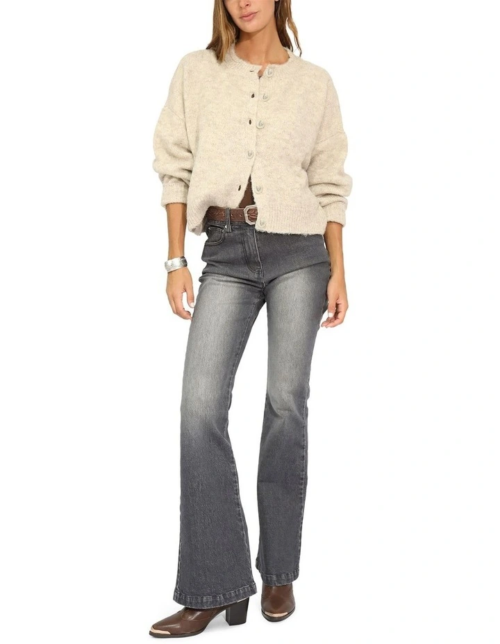 Soft Haven Cardigan in Beige image 6