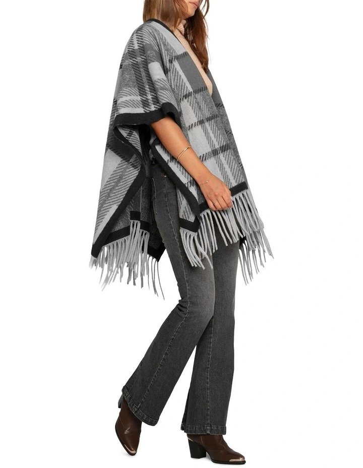 Worth The Wait Scarf in Black image 3