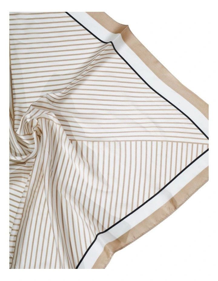 Right This Way Fashion Scarf in Tan image 3