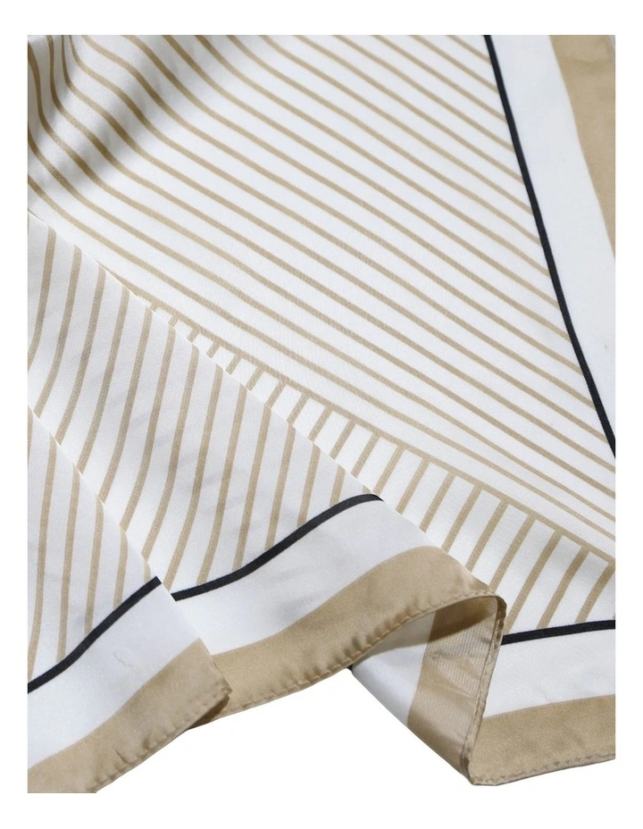 Right This Way Fashion Scarf in Tan image 5
