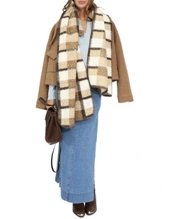 Easy Together Scarf in Walnut