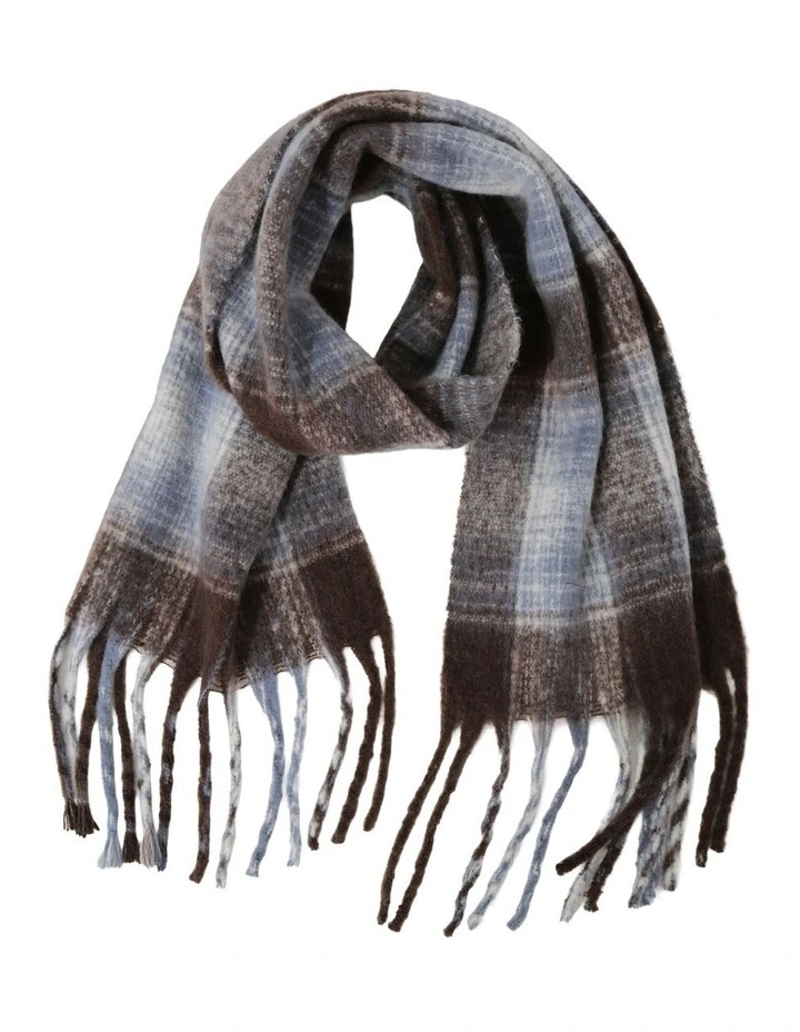Born This Way Scarf in Brown and Blue image 2